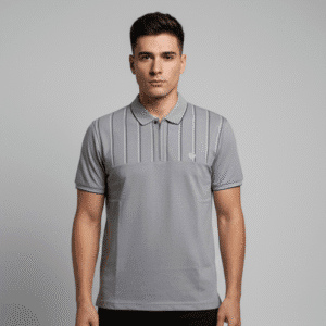 Modern Pista Strips Polo Mens Polo T-Shirt for Men