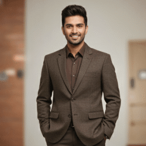 Smart Brown Casual Mens Blazer for Men