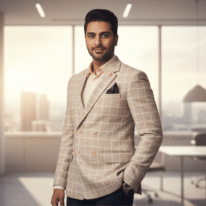 Smart Light Pink Casual Mens Blazer for Men