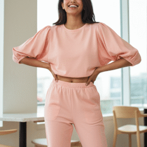 Stylish Peach Top&Pant Top&Pant for Women