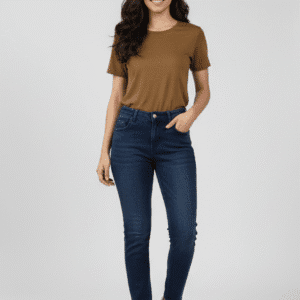 Trendy Blue Stright Fit Jeans for Women