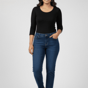 Trendy Greenish Stright Fit Jeans for Women