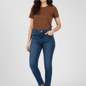 Trendy Blue Stright Fit Jeans for Women