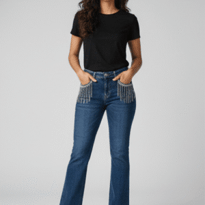 Trendy Greenish Boot Cut Jeans for Women