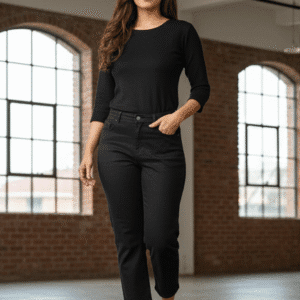 Trendy Light Blue Party Wear Stright Fit Jeans for Women