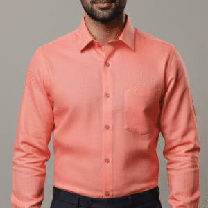 Trendy Hot Pink Plain Mens Formal Pants for Men