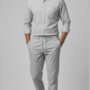 Premium Light Grey Casual Mens Trouser for Men