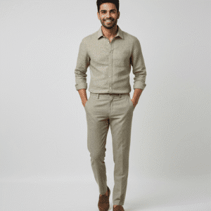 Exclusive Khaki Casual Mens Trouser for Men