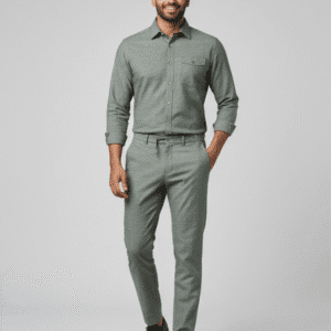 Stylish Greenish Casual Mens Trouser for Men