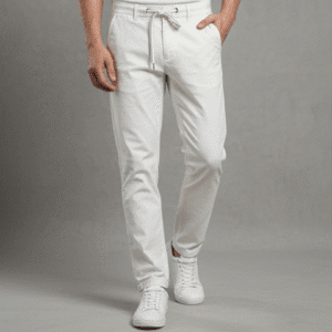 Modern Off White Casual Mens Trouser for Men