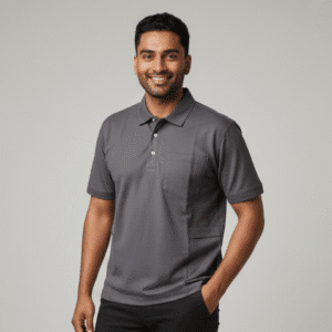 Classic Grey Casual Mens Shirts for Men