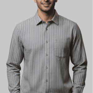 Modern Pista Full Sleeves Formal Strips Formal Shirts for Men