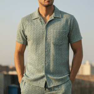 Modern Pista Printed Mens Cord-Set for Men