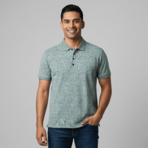 Exclusive Pista Printed Mens Polo Neck T-Shirt for Men