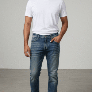 Stylish Blue Regular Fit Mens Jeans for Men