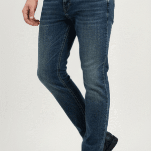 Refined Greenish Regular Fit Mens Jeans for Men