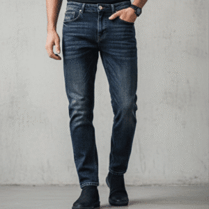 Premium Blackish Regular Fit Mens Jeans for Men