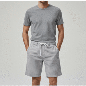Premium Grey Plain Mens Shorts for Men