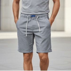 Elegant Blue Plain Mens Shorts for Men