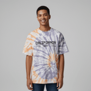 Elegant Purple Printed Mens T-Shirt for Men