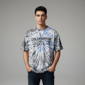 Trendy Grey Printed Mens T-Shirt for Men