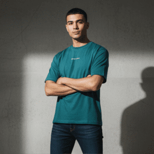 Exclusive Peacock Back Printed Mens T-Shirt for Men