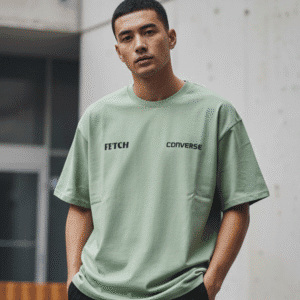 Premium Green Back Printed Mens T-Shirt for Men