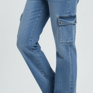 Trendy Light Blue Straight Fit Jeans for Women