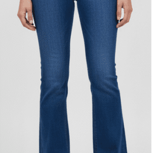 Trendy Dark Blue Boot Cut Jeans for Women