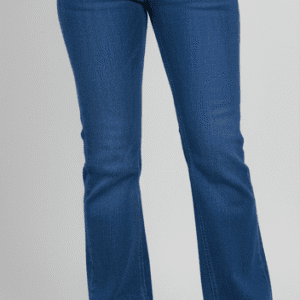 Trendy Dark Blue Straight Fit Jeans for Women