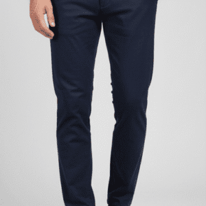 Premium Navy Blue Narrow Fit Mens Pants for Men