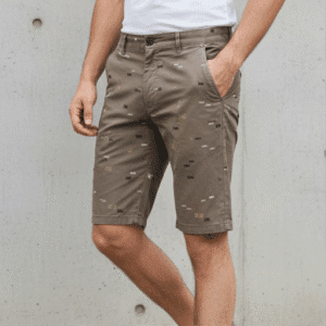 Premium Brown Printed Plane Short Mens Shorts for Men