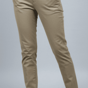 Smart Olive Narrow Fit Formal Trouser for Women
