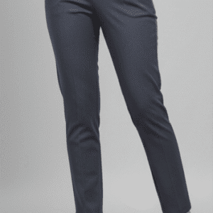 Smart Dark Grey Narrow Fit Formal Trouser for Women
