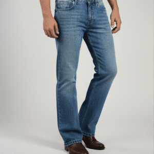 Premium Light Blue Bootcut Mens Jeans for Men