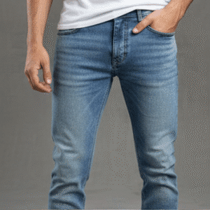 Exclusive Light Blue Regular Fit Mens Jeans for Men