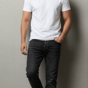 Trendy Z- Black Regular Fit Mens Jeans for Men