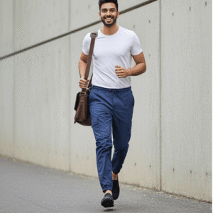 Premium Navy Blue Parashoot Mens Casual for Men