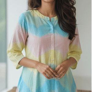 Chic Tie N Die Long Plain Co-Ordset Co-Ordset for Women