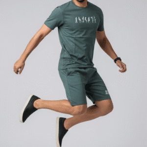 Exclusive Green C-Printed Mens Cord-Set for Men