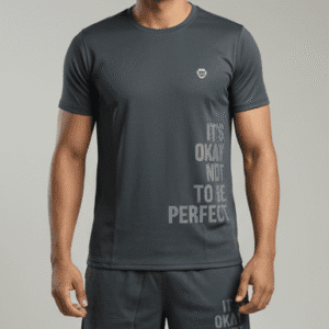 Stylish Black Bottom - Printed Mens Cord-Set for Men