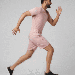 Smart Peach Left Side Printed Mens Cord-Set for Men