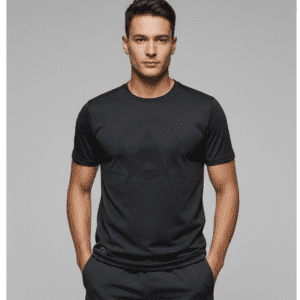 Premium Black R- Neck C-Printed Mens T-Shirts for Men