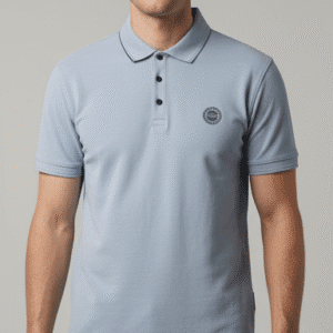 Smart Sky Blue Polo Nack Mens T-Shirts for Men