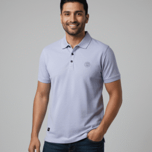 Smart Lavender Polo Nack Mens T-Shirts for Men