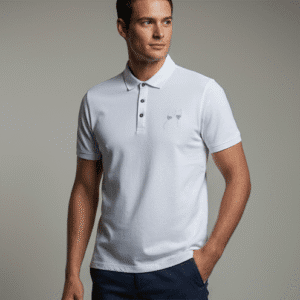 Exclusive White Polo Nack Mens T-Shirts for Men