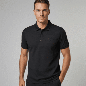 Modern Black Polo Nack Mens T-Shirts for Men