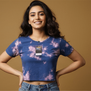 Stylish Tie N Die Crop-Top Top for Women