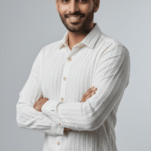 Modern White Casual Full Sleeves Mens Shirt for Men