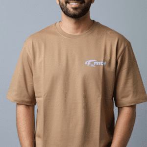 Classic Mustared Back Printed Mens Tshirt for Men